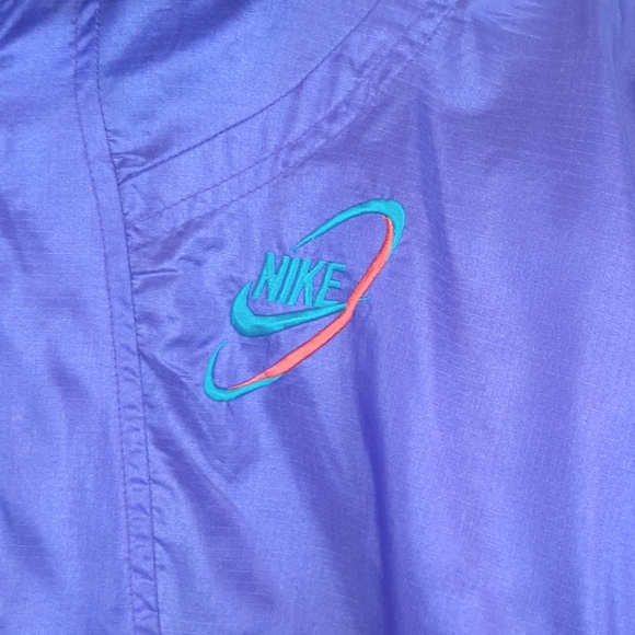 Vintage Nike Lady Foot Locker Windbreaker Track Jacket Size Medium 10-12 - Picture 4 of 16